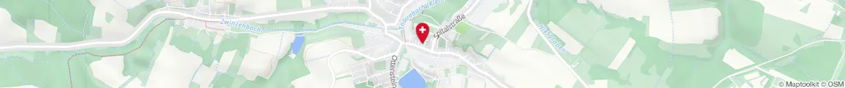Map representation of the location for Apotheke Zur Mariahilf in 3804 Allentsteig